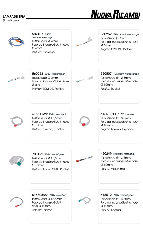 Signal lamps