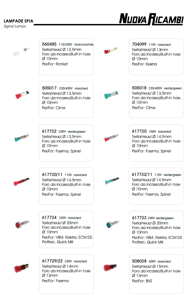 Signal lamps