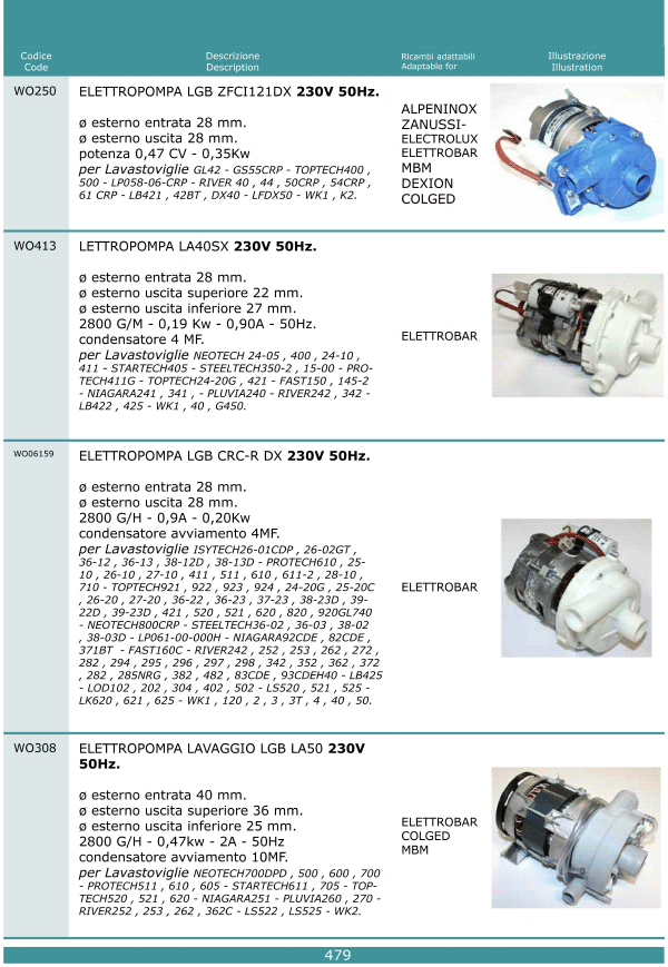 Elettropompe 479